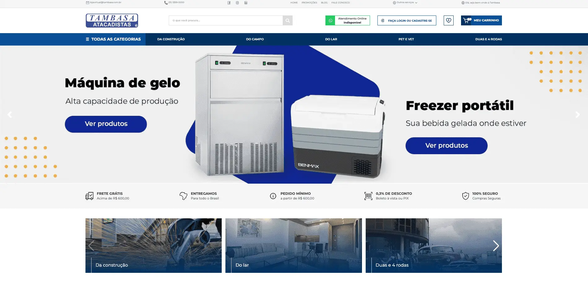 Tambasa homepage